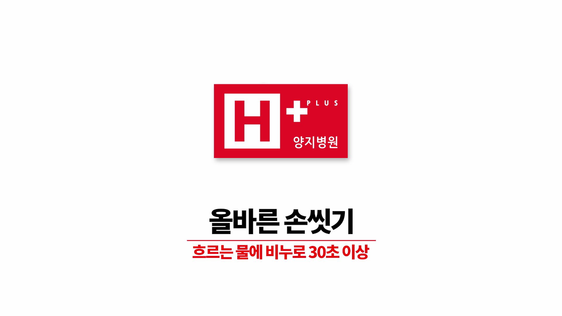 코로나19 감염 예방 수칙, 올바른 손씻기 6단계