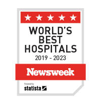 5년 연속<br />
美 Newsweek 뉴스위크<br />
한국 최고 병원 선정<br />
(2019-2023)